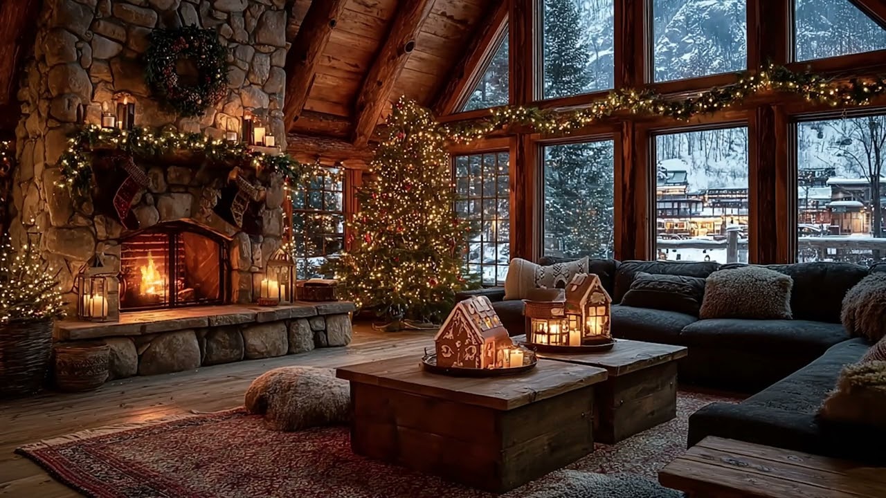 Beautiful Snowy Christmas Ambience 🎄Instrumental Christmas Music 🌲🎁 Christmas Ambience 2026