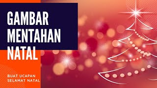 Gambar mentahan natal dan tahun baru.