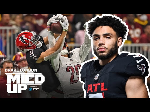 Drake London Mic'd Up in career-high game | Washington Commanders vs. Atlanta Falcons | NFL class=