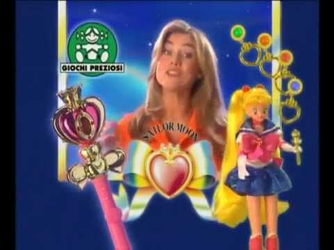 Sailor Moon - Bambole, Orecchini e Grande Scettro Lunare - Pubblicità Giochi Preziosi