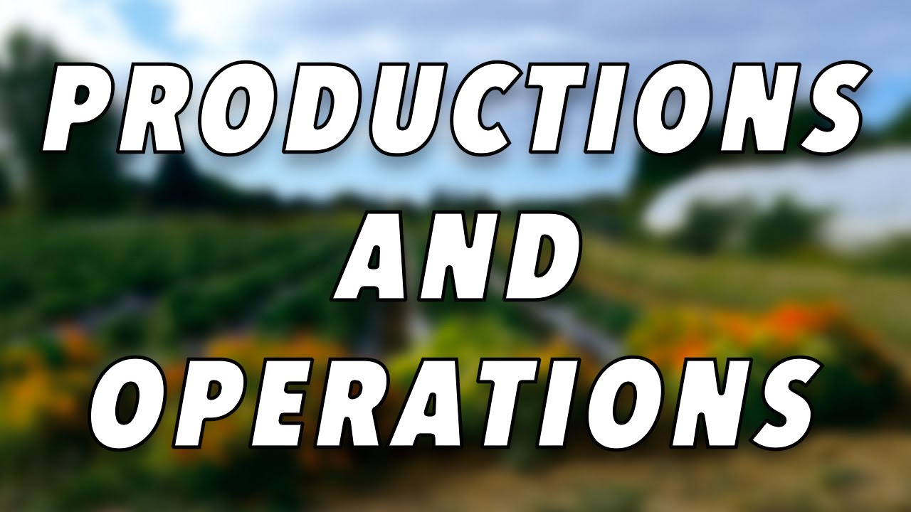 Rutgers Ultra-Niche Crops | Business Plan Videos | Productions and Operations