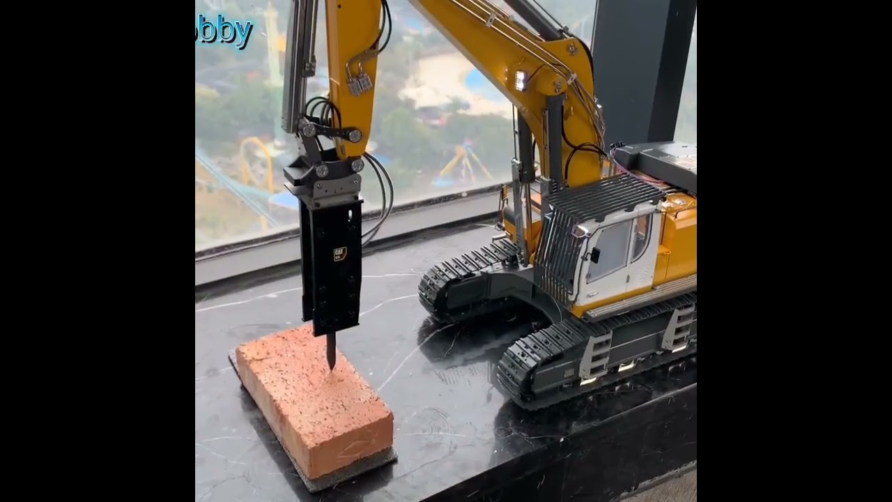1 14 HUINA Hyraulic RC Excavator With Hammer 