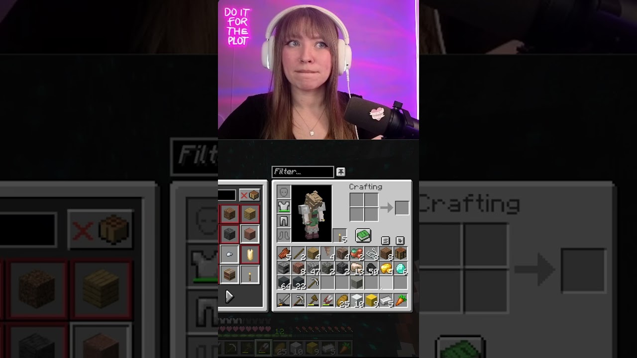 when it is right in front of you...   #streamer #minecraft #noob #justagirl #twitch