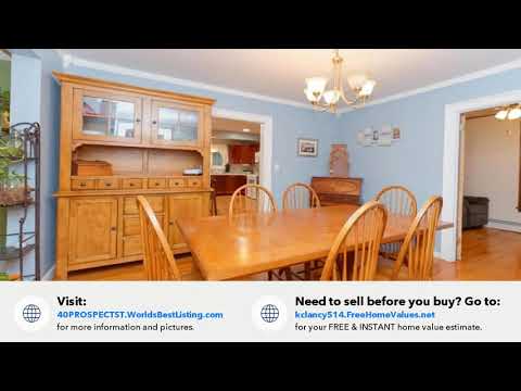 40 PROSPECT ST, Voorheesville, NY home video tour