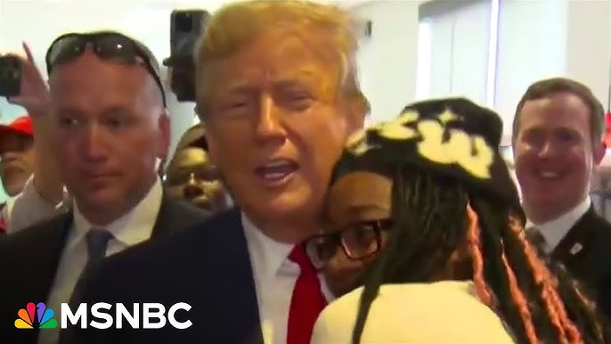 Chicken Shack Trump Former President Panders To Black Voters With Chicken Joy Says