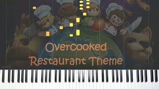 Video thumbnail of "Overcooked Restaurant Theme(Penne For Your Thoughts) Piano Cover + Free midi & Sheet Music!"