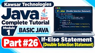 JAVA COMPLETE TUTORIAL 2026 | MODULE 1—BASIC JAVA | If Else Statement in Java (PART 26) News