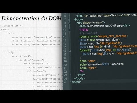 php domdocument  New Update  Tutoriel PHP : DOM Parser