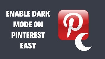 How to enable DARK MODE on PINTEREST in android | Night mode for PINTEREST