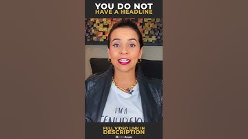 You do Not Have a Headline | LinkedIn Profile for beginners #shorts