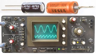 Analog oscilloscope repair 2  Capacitors, ESR, leakage current