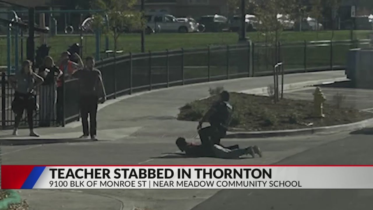 Teacher injured after stabbing near school in Thornton