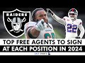 Las Vegas Raiders Free Agency Rumors: Top NFL Free Agent Targets At Each Position In 2024
