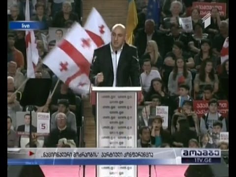 \"ნაციონალური მოძრაობის\" წინასაარჩევნო პარტიული კონფერენცია