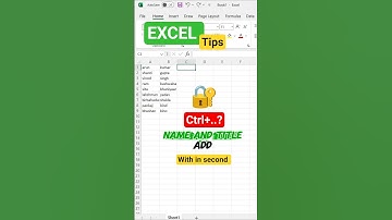 EXCEL TIPS for beginner  #ytshorts #exceltricks #excel #tricks #exceltips #spreadsheet #googlesheets