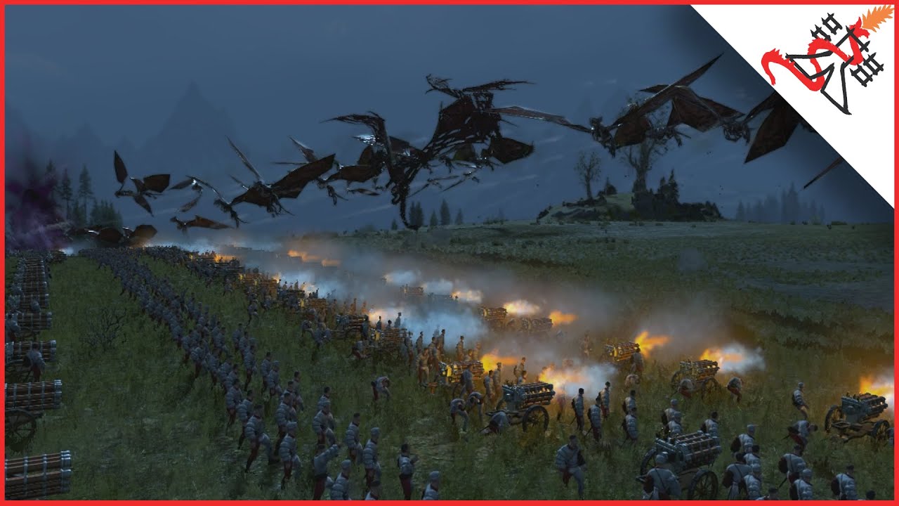 39 TERRORGHEIST vs 468 HELLBLASTER VOLLEY GUN - Total War: WARHAMMER