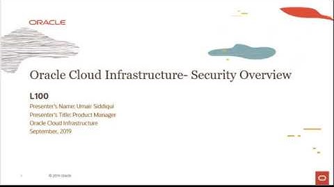 Security Overview - Level 100 - Part 1 - Shared Security Responsibility Model