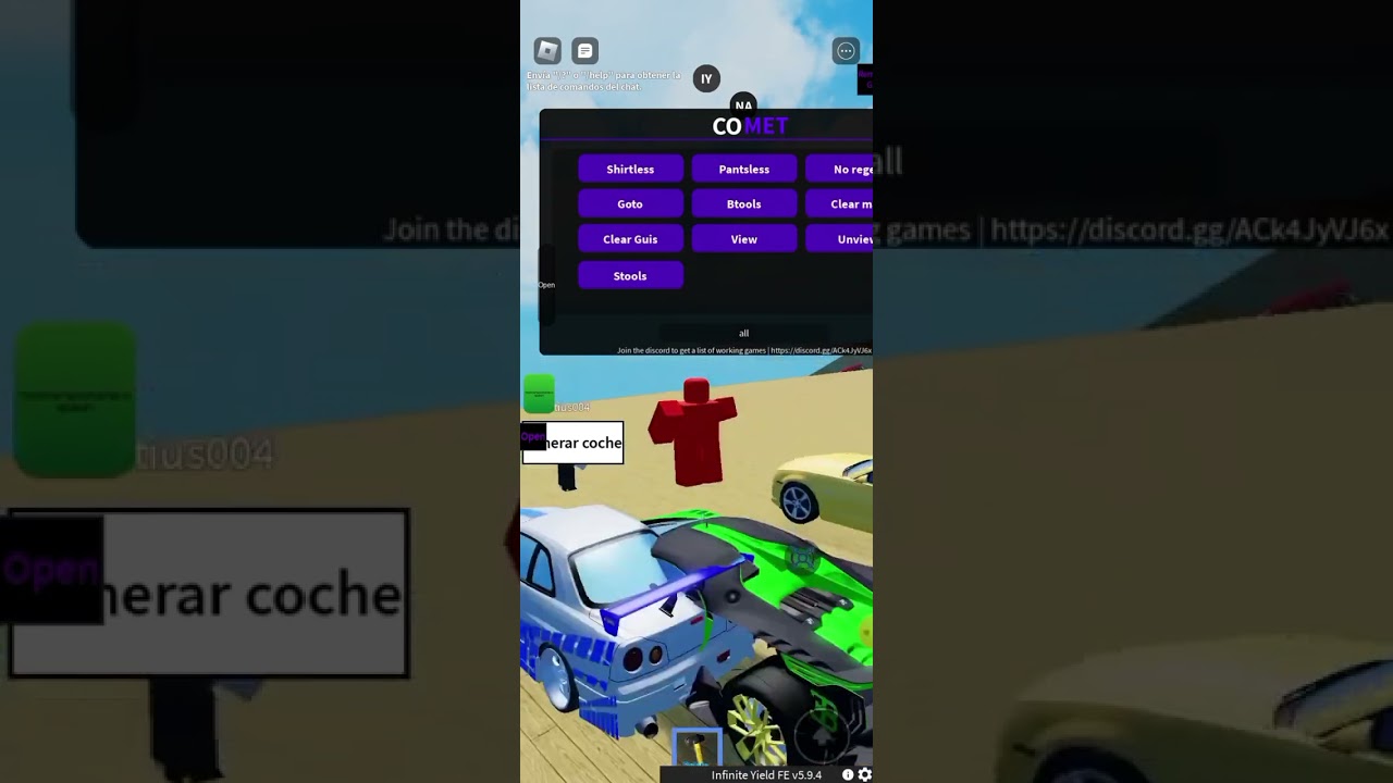 Roblox Comet Admin Script YouTube 