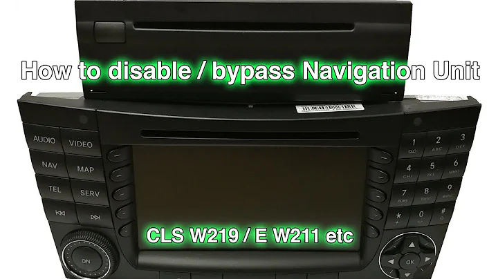 Bypass/Disable Navigation on Mercedes Comand / CLS W219 E-class W211 #bypass #navigation #mercedes