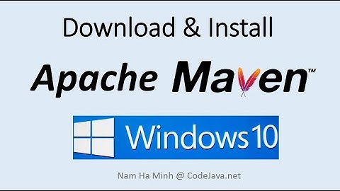 Download and Install Maven on Windows 10