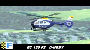FlightGear: EC135 P2 D-HBBY at LOWI/ Innsbruck