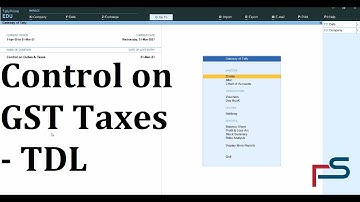 Control on Sales bill without GST TDL in Tally | Tally Prime productivity add-on