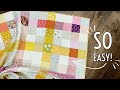Scrappy Plaid Quilt—Step by Step Video for an Easy Scrap Quilt—Perfect for Beginners