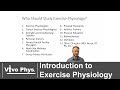 Introduction to Exercise Physiology