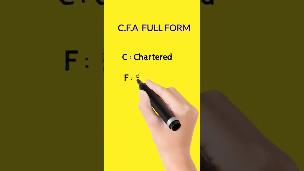CFA Full Form Fullform Of Cfa shorts fullform YouTube CFA Full Form Fullform Of Cfa shorts fullform YouTube