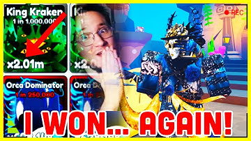I Gambled the NEW King Kraken & Orca Dominator SECRET PETS… INSANE LUCK! | Tap Simulator (+Giveaway)