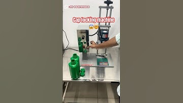 Cap Locking machine| Semi-Automatic Cap Locking & Cap Closing Machine for Bottles
