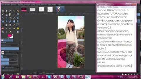 Gimp Tutorial: Creare uno scrollbox con Gimp