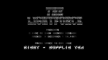 The Lightforce intro - Maniac Mansion C64