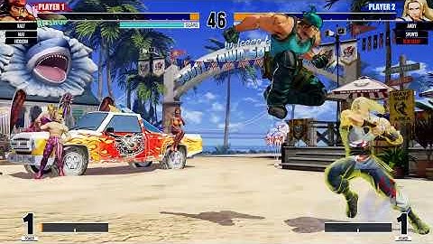 KOF XV | Ralf & Mai & Heidern 💥 Blue Mary & Andy & Shun