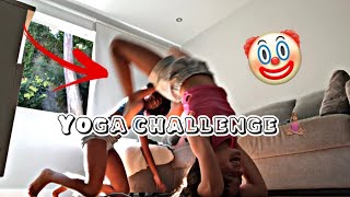 Yoga Challenge Deu Ruim? Ft Sofi Vlogs 