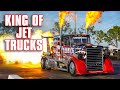 Shockwave Jet Truck (THREE Engines) At Bradenton, Drag Races And Sets Fire To Track with 36,000HP