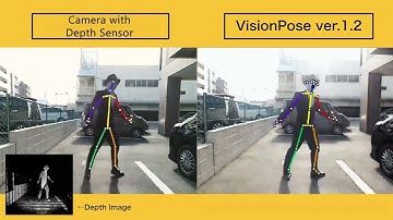 VisionPose Dance - Comparison to a Depth Sensor Camera