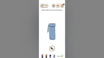 Brain find level 27 where did the cockroaches go.