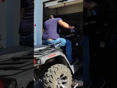 КВАДРОЦИКЛ В ГАРАЖ