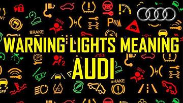 Audi Warning Lights Meaning