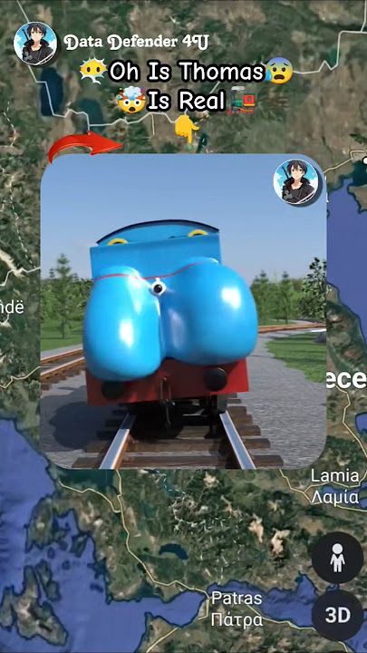 📍🌏Oh Is Thomas Train Is Real Found In Map? #shorts #trending #map #datadefender4u