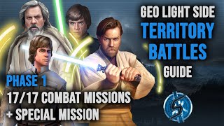 17/17 WAVES + SPECIAL MISSION - Geo LS TB Phase 1 - Star Wars: Galaxy of Heroes Tb Geo Light Side Mission Special Test