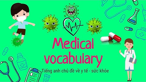 Từ vựng Tiếng Anh về  Sức khỏe l medical vocabulary/Healthy vocabulary/@HTchannelEnglishforyou ​