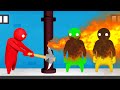 I Literally BURNED My Friends (Gang Beasts)