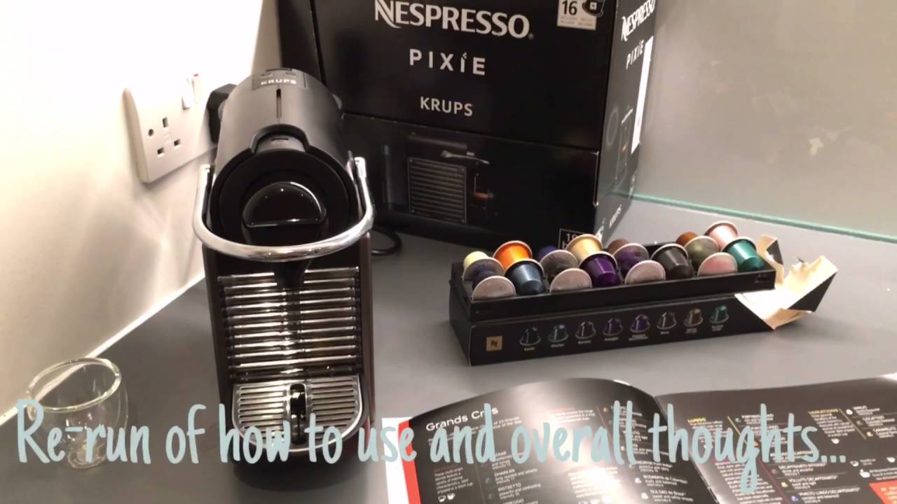 Krups Cafetière à Capsules Nespresso XN304TPR5 Pixie Noir