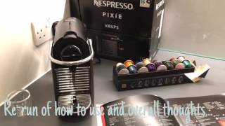 media Laziness common sense Nespresso Pixie - Krups - Product Review - YouTube