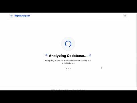 RepoAnalyzer: Get the Real Score of Any GitHub Project