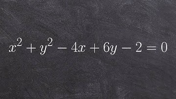 Find the center and radius of a circle by completing the square