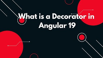 #21 📘 Angular 19 Tutorial: What is a Decorator in Angular? Explained Simply 🌟