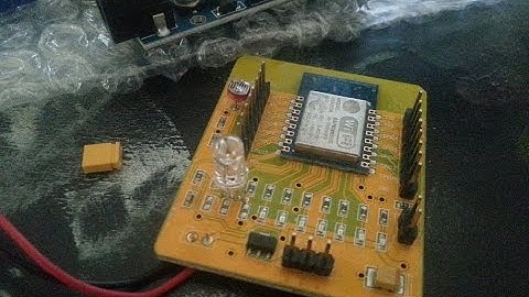Review of a simple esp8266 test board